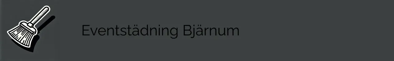 Eventstädning Bjärnum