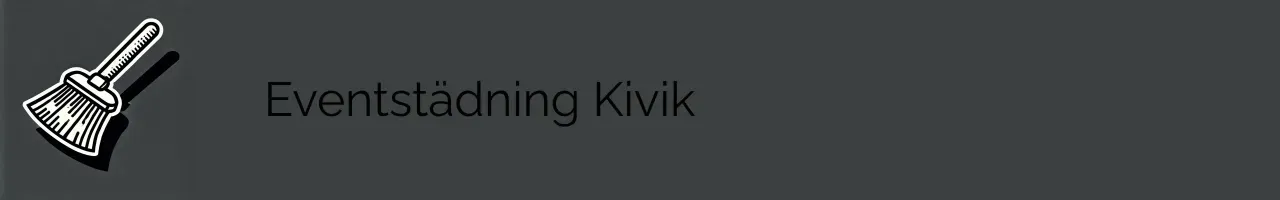 Eventstädning Kivik