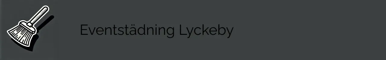 Eventstädning Lyckeby