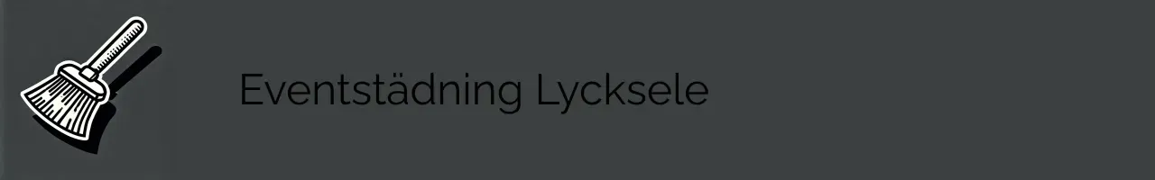 Eventstädning Lycksele